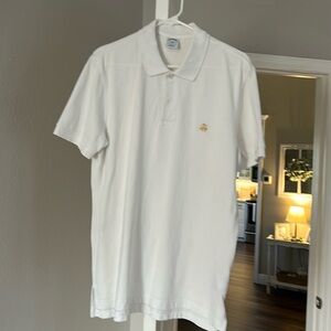Brooks Brothers men’s large polo-style white shirt excellent condition